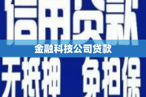 路南金融科技公司贷款