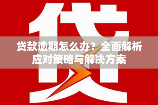 路南贷款逾期怎么办？全面解析应对策略与解决方案