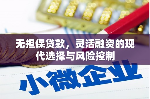 路南无担保贷款，灵活融资的现代选择与风险控制
