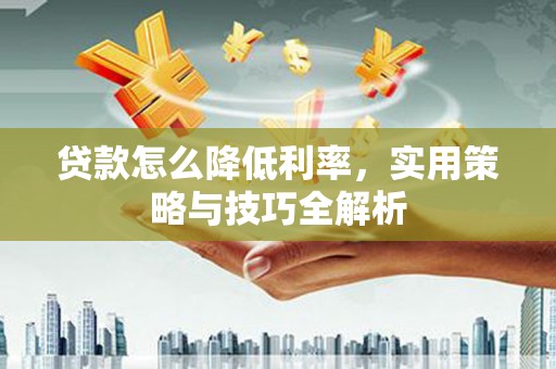路南贷款怎么降低利率，实用策略与技巧全解析