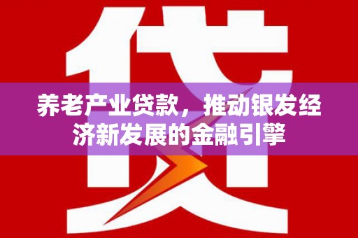 路南养老产业贷款，推动银发经济新发展的金融引擎
