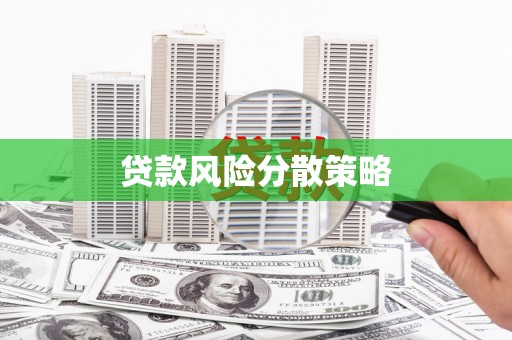 路南贷款风险分散策略