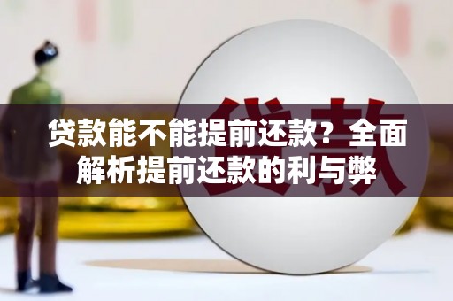 路南贷款能不能提前还款？全面解析提前还款的利与弊