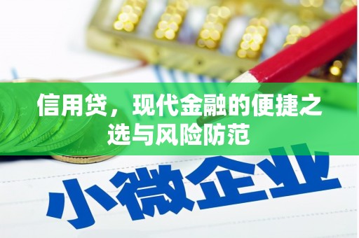 路南信用贷，现代金融的便捷之选与风险防范