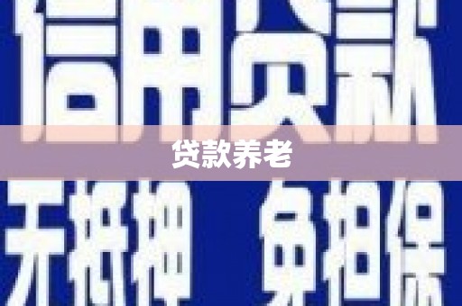 路南贷款养老