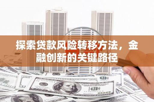 路南探索贷款风险转移方法，金融创新的关键路径