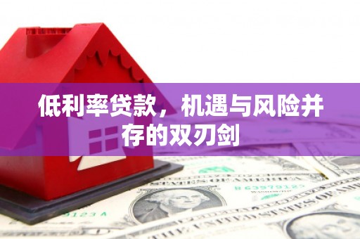 路南低利率贷款，机遇与风险并存的双刃剑