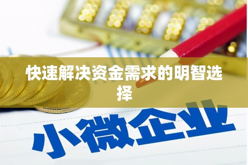 路南快速解决资金需求的明智选择