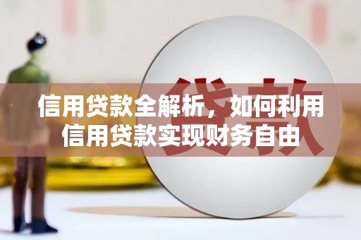 路南信用贷款全解析，如何利用信用贷款实现财务自由
